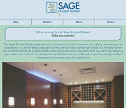 Sage Bistro Project Home Page